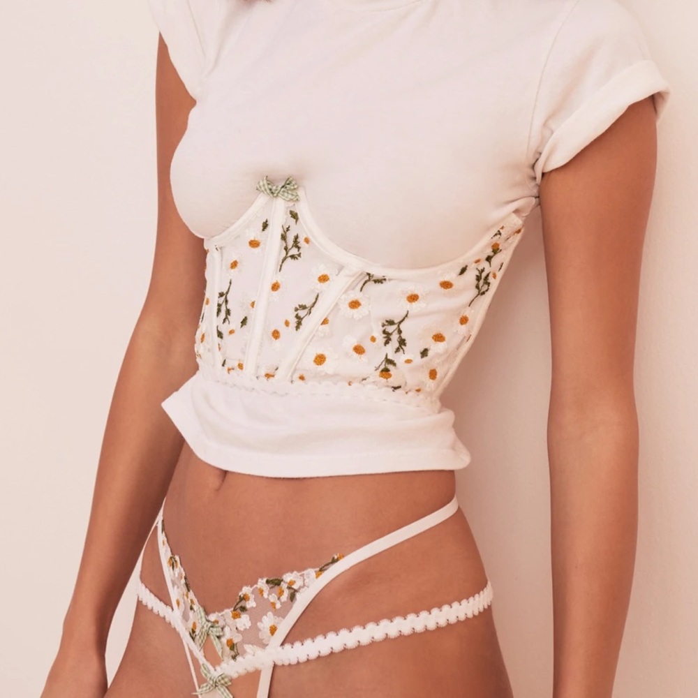 🍋 Tossed Daisy Corset For Love and Lemons - Picture 4 of 8